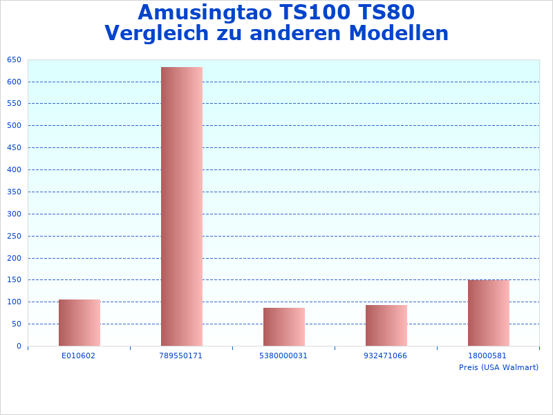 Vergleichstabelle des Amusingtao TS80 Ltkolben